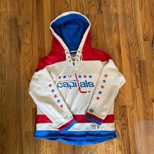 Official Washington Capitals Vintage Hoodie